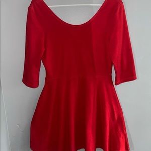 Express Res Skater Dress w Zipper